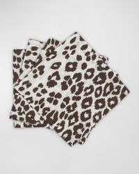 Iconic Leopard Napkins, Set of 4
