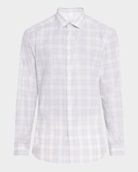 Men's Cotton Plaid Sport Shirt