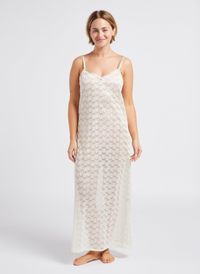 La Nouvelle - Robe longue de plage - Taille 4 - Blanc