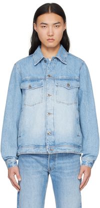 WOOD WOOD Blue Ivan Denim Jacket