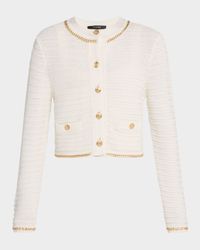 Cecilia Textured Cotton Knit Jacket