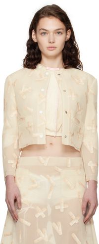Ashley Williams Off-White Bandaid Jacket
