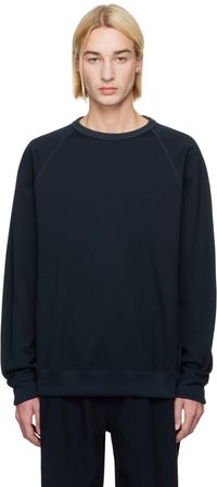 nanamica Navy Crew Neck Sweatshirt