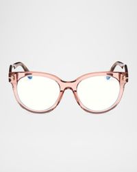Round Acetate Optical Glasses