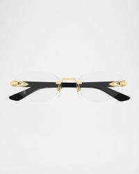 Cat-Eye Metal Optical Frames