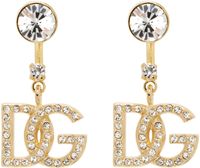 Dolce&Gabbana Gold Logo Earrings