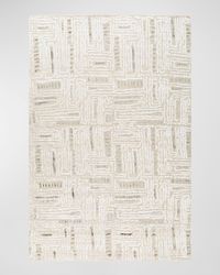 Amina Beige Hand-Knotted Rug, 8' x 10'