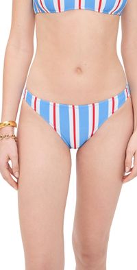 Solid & Striped The Rachel Bikini Bottoms Americana Stripe S