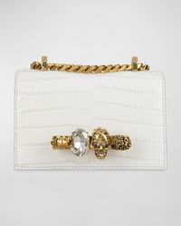 Mini Jeweled Satchel Bag