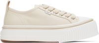 AMI Paris Off-White Low Top Ami SN1980 Sneakers