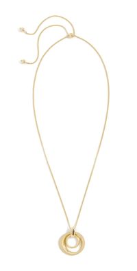 Argento Vivo Multi Circle Pendant Necklace Gold One Size
