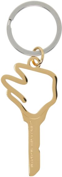 IN GOLD WE TRUST PARIS Gold & Silver Empty Key Keychain