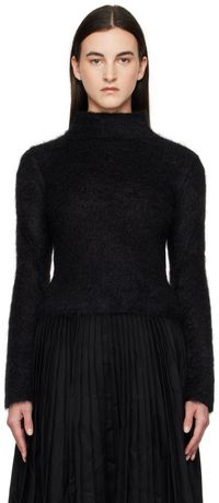 Marni Black Brushed Mohair Sweater