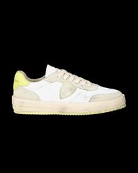 Philippe Model - Baskets nice tennis - Taille 41 - Jaune