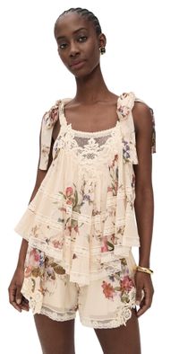 Zimmermann Patience Cami Top Vanilla Floral 1