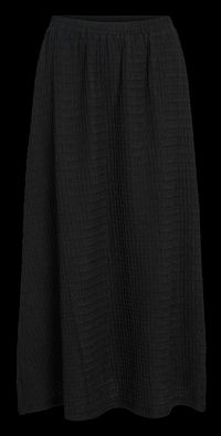 Vila - Jupe longue évasée unie - Taille XS - Noir