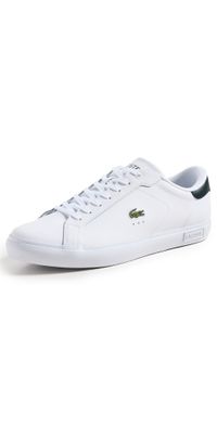 Lacoste Powercourt Sneakers White/Dark Green 9