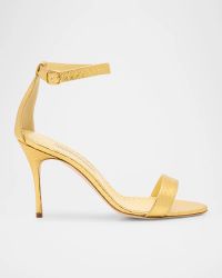 Chaos Metallic Snakeskin Pumps