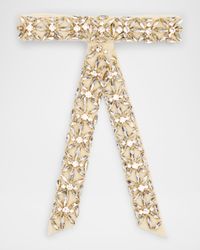 Avril Crystal Velvet Bow