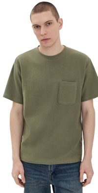 Rhythm Vintage Terry Short Sleeve T-Shirt Sage XL