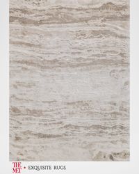 Travertine Hand-Loomed Beige Rug, 10' x 14'