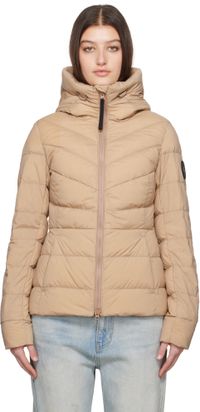 Canada Goose Tan 'Black Label' Clair Down Jacket
