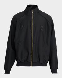 x Willy Chavarria Men's Dress Twill Track Jacket