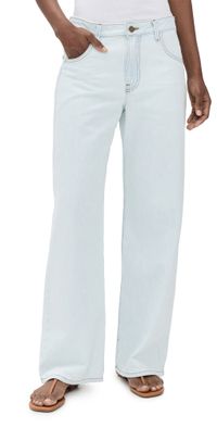 Enza Costa Slouchy Straight Jeans Bleach 4