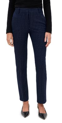 Theory Slim Leg Pants Navy Multi 00