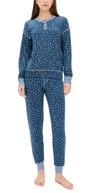 PJ Salvage Cozy Life Pajama Set Harbor L