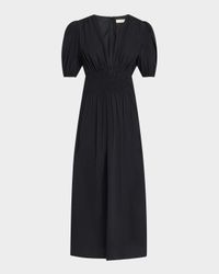 Grace Linen Midi Dress