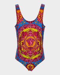 Girl's Medusa One-Piece Swimsuit, Size 6-14