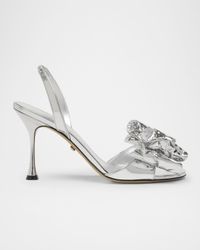 Le Cadeau Leather Mirror Sandals