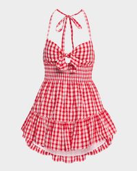 Trishelle Gingham Mini Dress