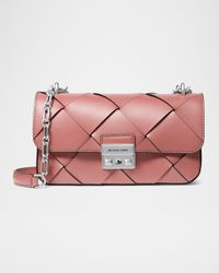 Tribeca Small Woven Phone Crossbody Bag