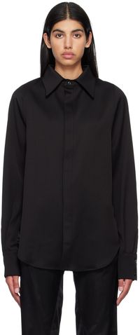Bianca Saunders Black Row Back Shirt