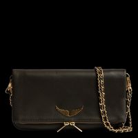 Zadig&voltaire - Pochette en cuir chaînes en métal - Taille Unique - Vert