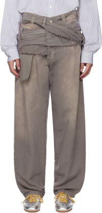 Magliano Taupe Cantiere Many Pockets Jeans