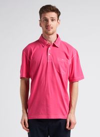 Gant - Polo en jersey délavé - Taille 2XL - Rose