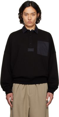 The Row Black Dende Polo
