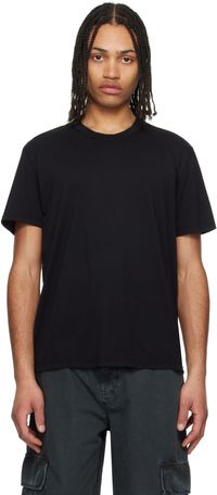 Les Tien Ensemble de trois t-shirts noirs à coupe classique