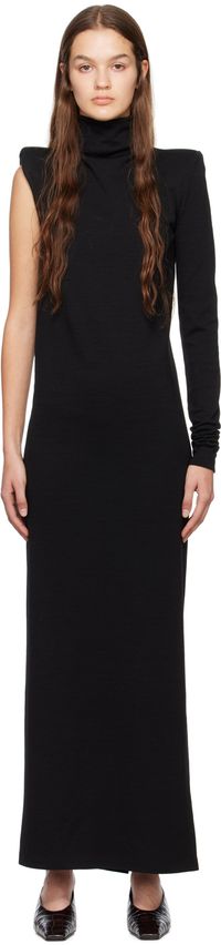 Sportmax Black Rea Maxi Dress