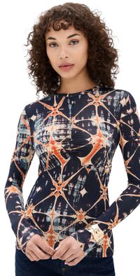 Ulla Johnson Neri Long Sleeve Ruched Top Phoenix S