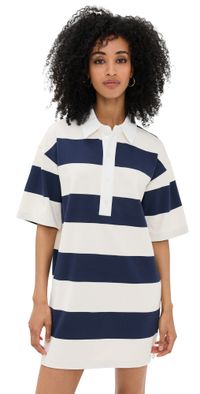 LE BOP Blair Polo Dress Red/Burgundy M