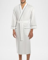 Men's Waffle Knit Kimono Robe