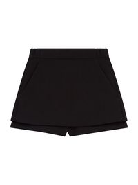 Women's Crepe Skirt Shorts - Black - Size 10