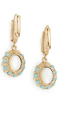Lizzie Fortunato Zellige Hoops Blue One Size