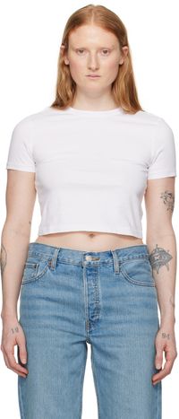 Re/Done Micro t-shirt blanc