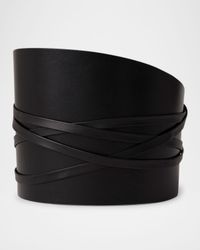 Undone Calfskin Leather Corset