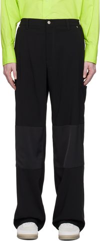 MM6 Maison Margiela Pantalon noir à poches